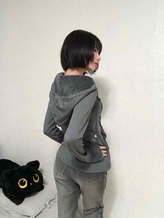 Newtro Slim Fit Skull Cotton Hoodie