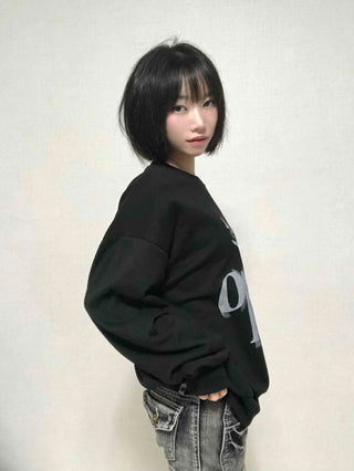 Basic Fade Print Sweatshirt