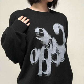 Basic Fade Print Sweatshirt