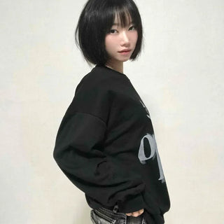 Basic Fade Print Sweatshirt