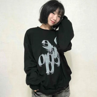 Basic Fade Print Sweatshirt