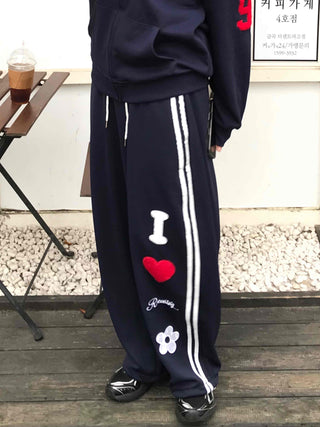 Basic Loose Fit Track Pants