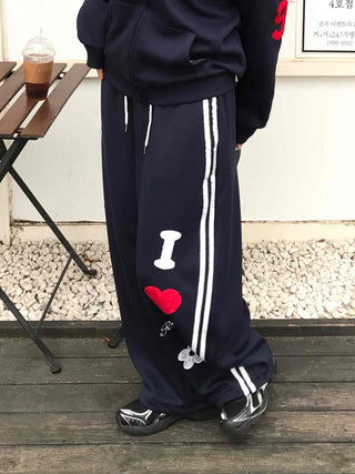 Basic Loose Fit Track Pants