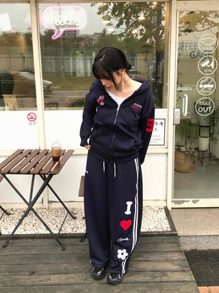 Basic Loose Fit Track Pants