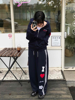 Basic Loose Fit Track Pants