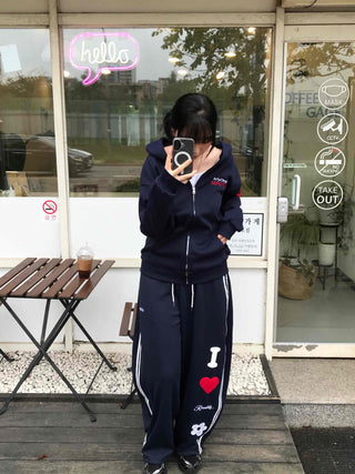 Basic Loose Fit Track Pants