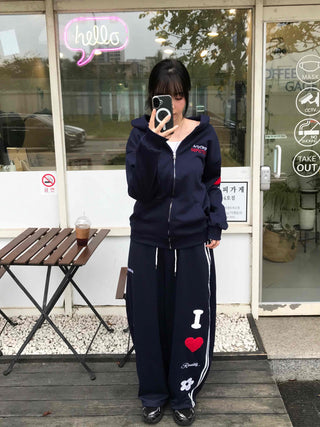 Basic Loose Fit Track Pants