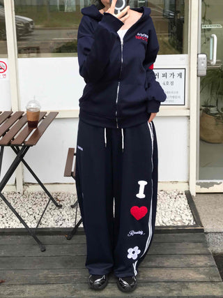 Basic Loose Fit Track Pants