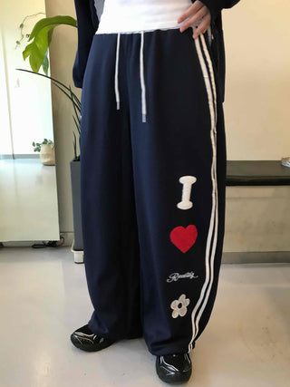 Basic Loose Fit Track Pants