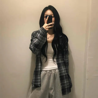 Street Oversized Check Shirt