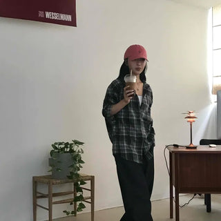 Street Oversized Check Shirt