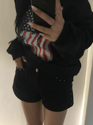 One-Off Shoulder Vintage Sweatshirt