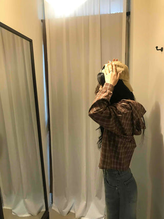 Simple Cotton Check Shirt