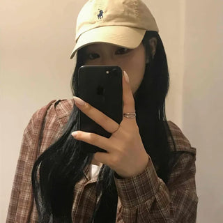 Simple Cotton Check Shirt
