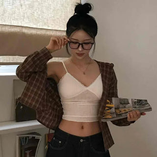 Simple Cotton Check Shirt