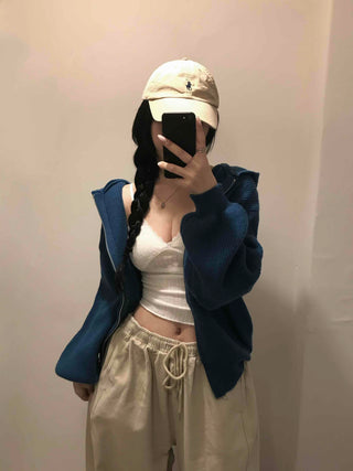 Effortless Wide Cotton Plain Long Pants