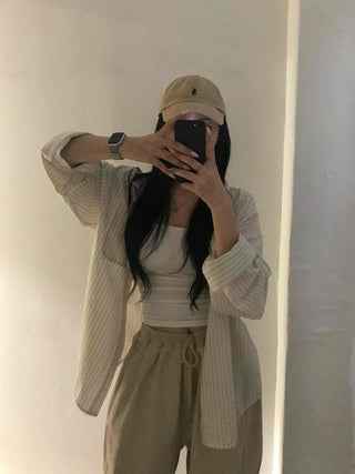 Effortless Wide Cotton Plain Long Pants