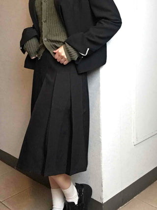 Romantic Midi Pleated Skirt