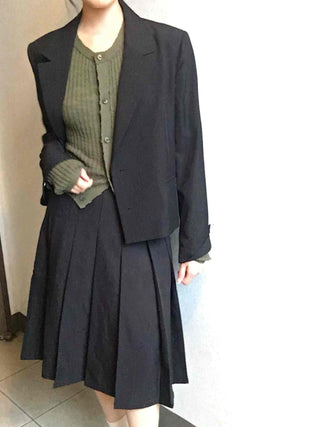 Romantic Midi Pleated Skirt