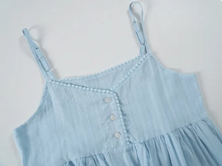Bowty Lace Sleeveless Sleeveless Blouse