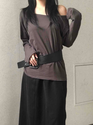 Street One-Off Asymmetrical Long Sleeve T-shirt