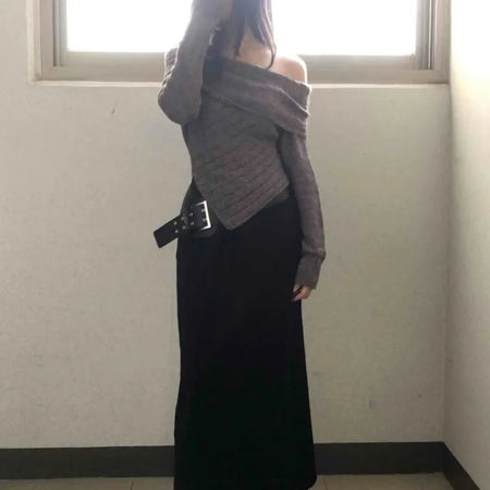 Simple Trendy Maxi Long Skirt