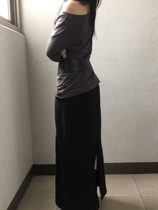 Simple Trendy Maxi Long Skirt