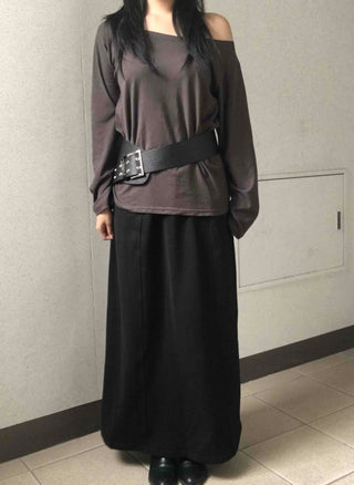 Simple Trendy Maxi Long Skirt