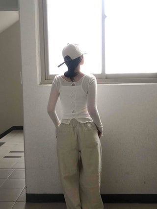 Basic Autumn Cotton Long Pants