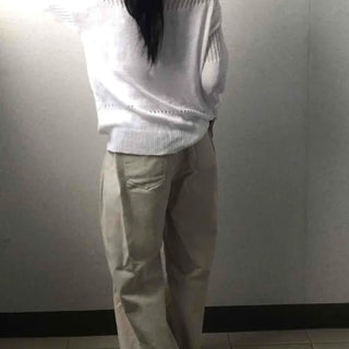 Basic Autumn Cotton Long Pants