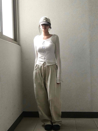 Basic Autumn Cotton Long Pants
