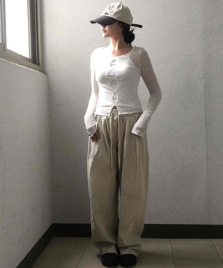 Basic Autumn Cotton Long Pants