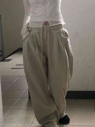 Basic Autumn Cotton Long Pants