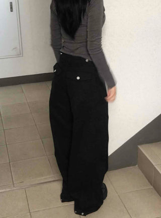 Pure Overfit Snap Cut Pants