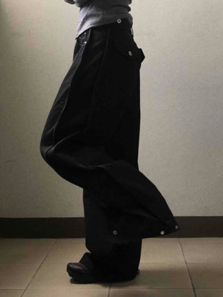Pure Overfit Snap Cut Pants