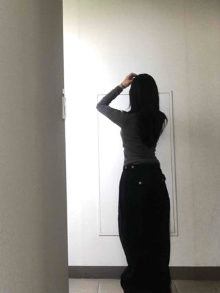 Pure Overfit Snap Cut Pants