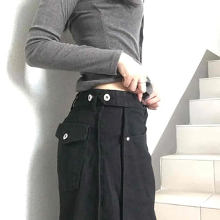 Pure Overfit Snap Cut Pants