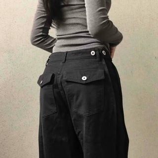 Pure Overfit Snap Cut Pants