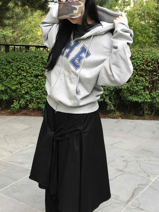 Natural Cotton Basic Zip-up Hoodie