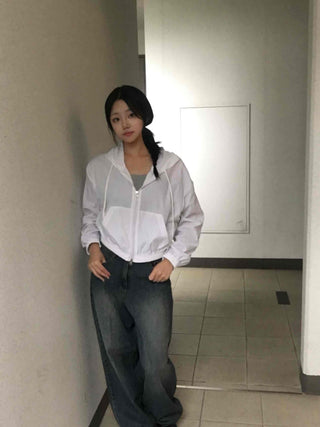 Daily Vintage Washed Denim Long Pants