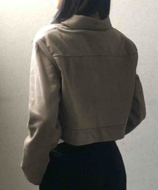 Casual Suede Collar Jacket