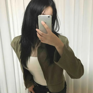 Casual Suede Collar Jacket