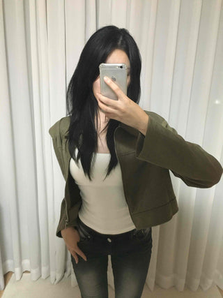 Casual Suede Collar Jacket