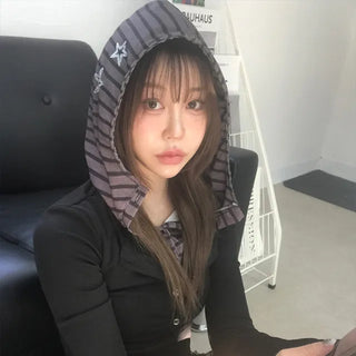 Noah Star Stripe Zip-up Hoodie