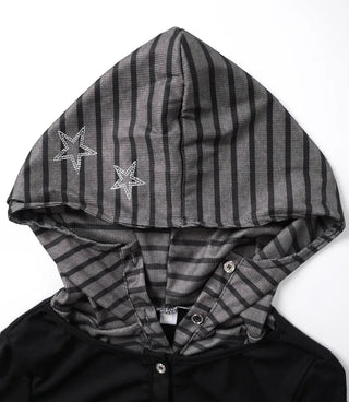 Noah Star Stripe Zip-up Hoodie