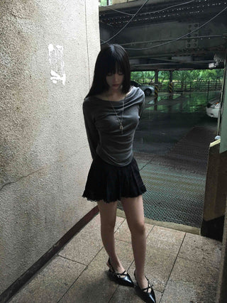 Muse Balletcore Lace Frill Mini Skirt