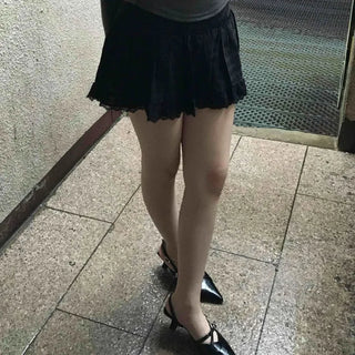 Muse Balletcore Lace Frill Mini Skirt