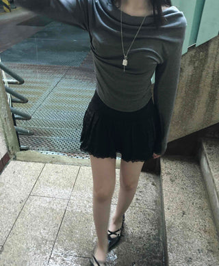 Basic Drape Off T-shirt