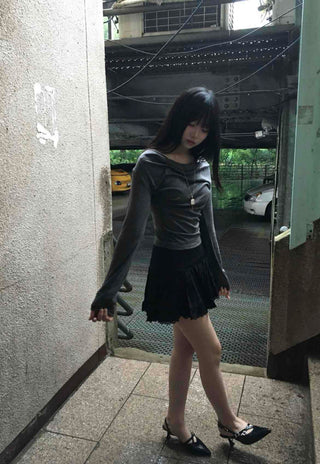 Basic Drape Off T-shirt