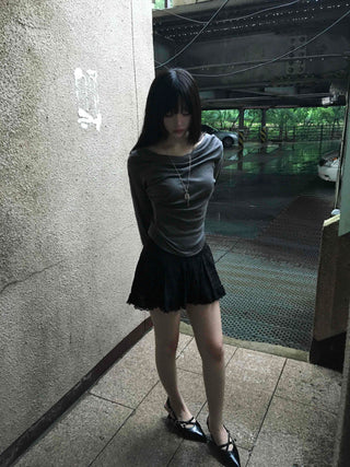 Basic Drape Off T-shirt